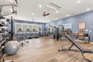 fitness center at Towns at Swift Creek by Boyd Homes in Midlothian, VA